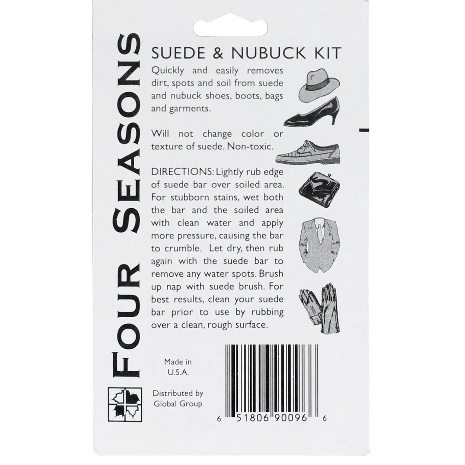 Four Seasons, Suede Bar and Brush Kit
