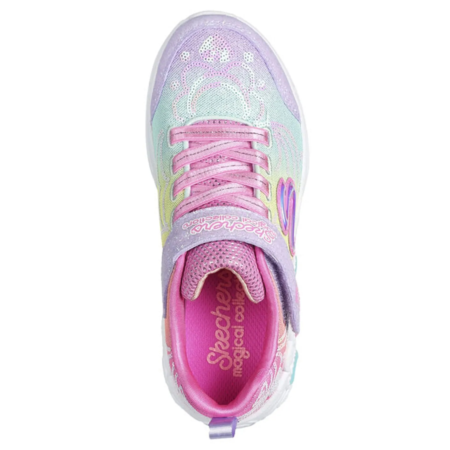 Girl's Skechers, Princess Wishes Sneaker - Little Kid