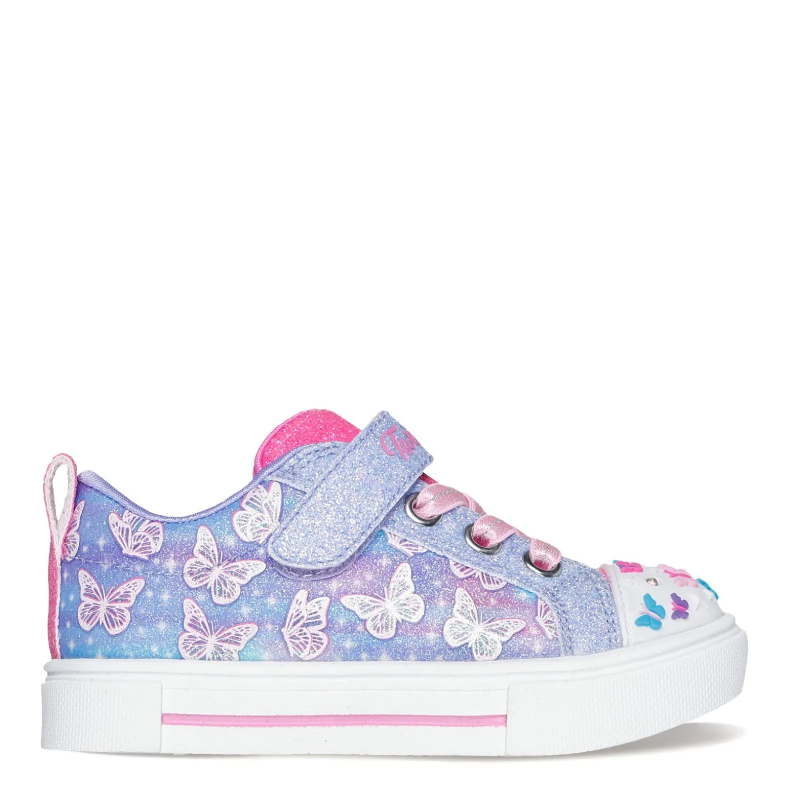 Girl's Skechers, Twinkle Toes: Twinkle Sparks - Ombre Flutter Sneaker - Toddler