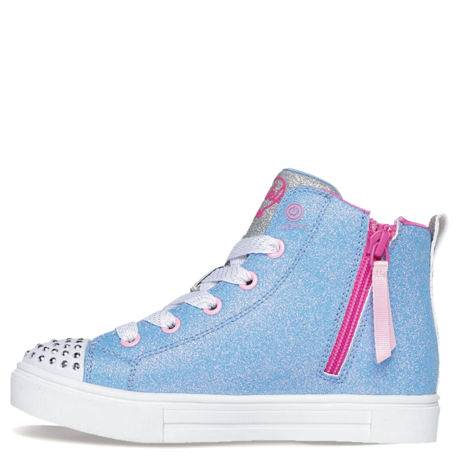 Girl's Skechers, Twinkle Toes: Twinkle Sparks - Heart Pop Sneaker - Little Kid