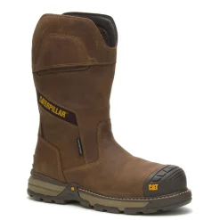 Men's Caterpillar, Excavator Superlite Pull-On Waterproof Carbon Composite Toe Work Boot
