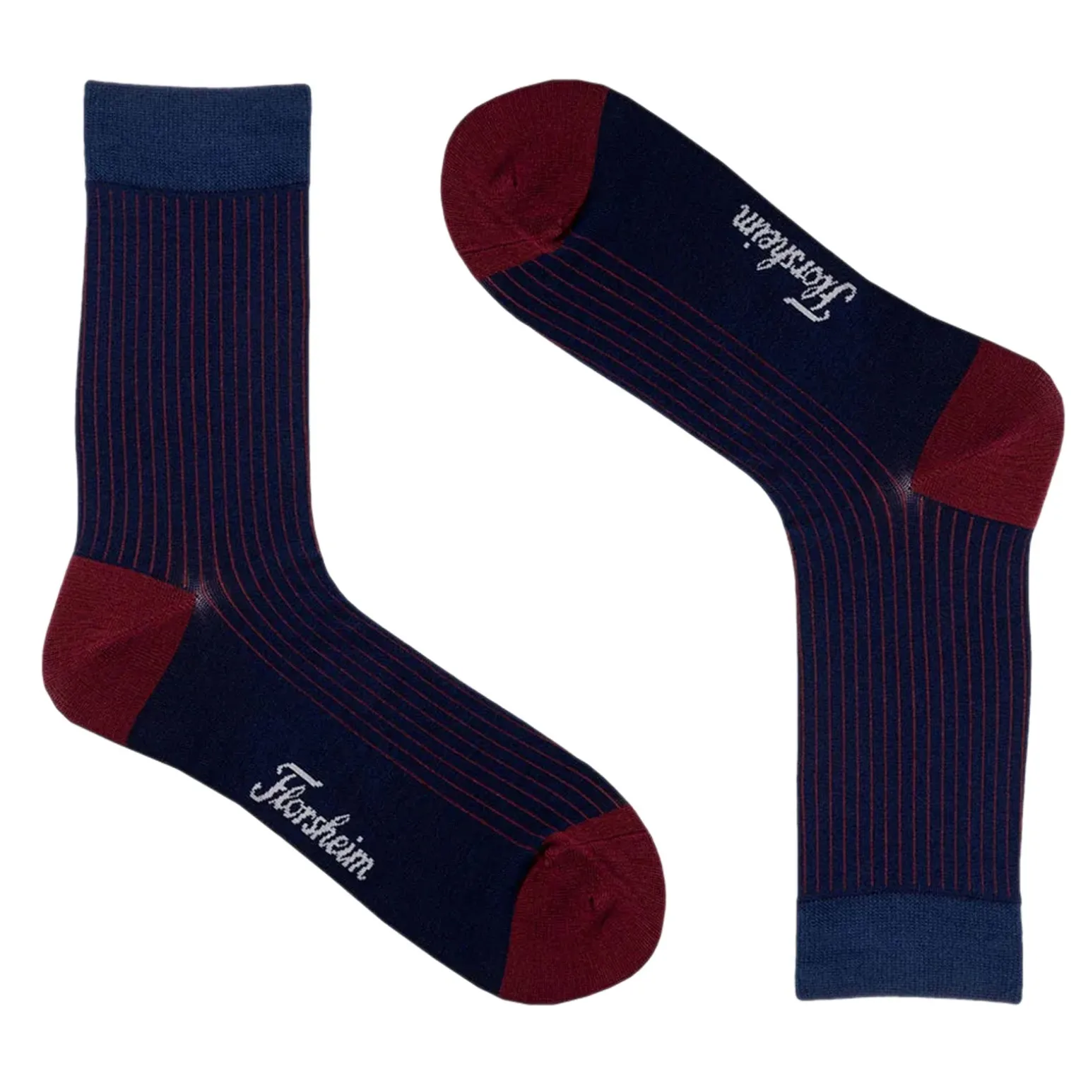 Men's Florsheim, Ribbed Crew Dress Socks
