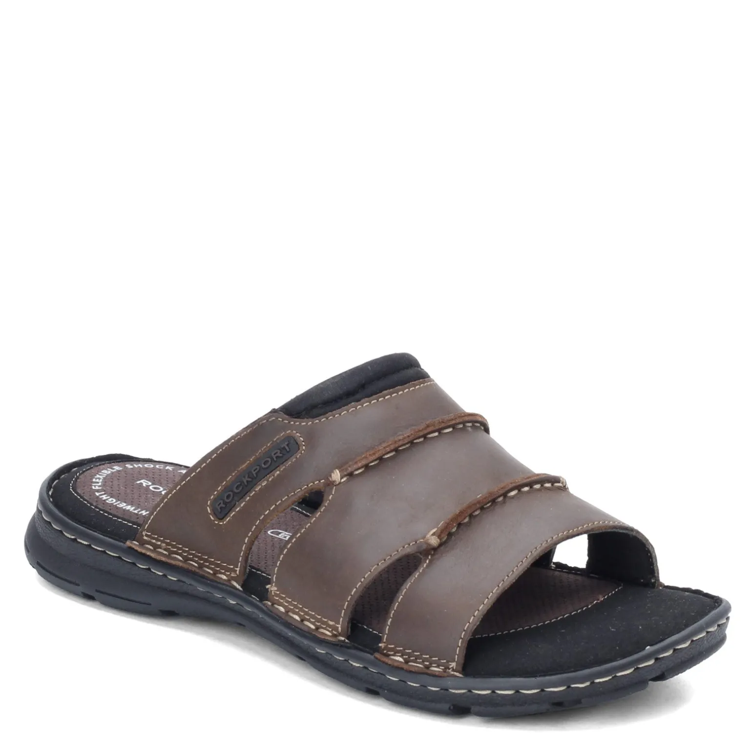 Men's Rockport, Darwyn 3 Band Slide Sandal