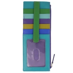 Women's ILI, Leather Credit Card Wallet
