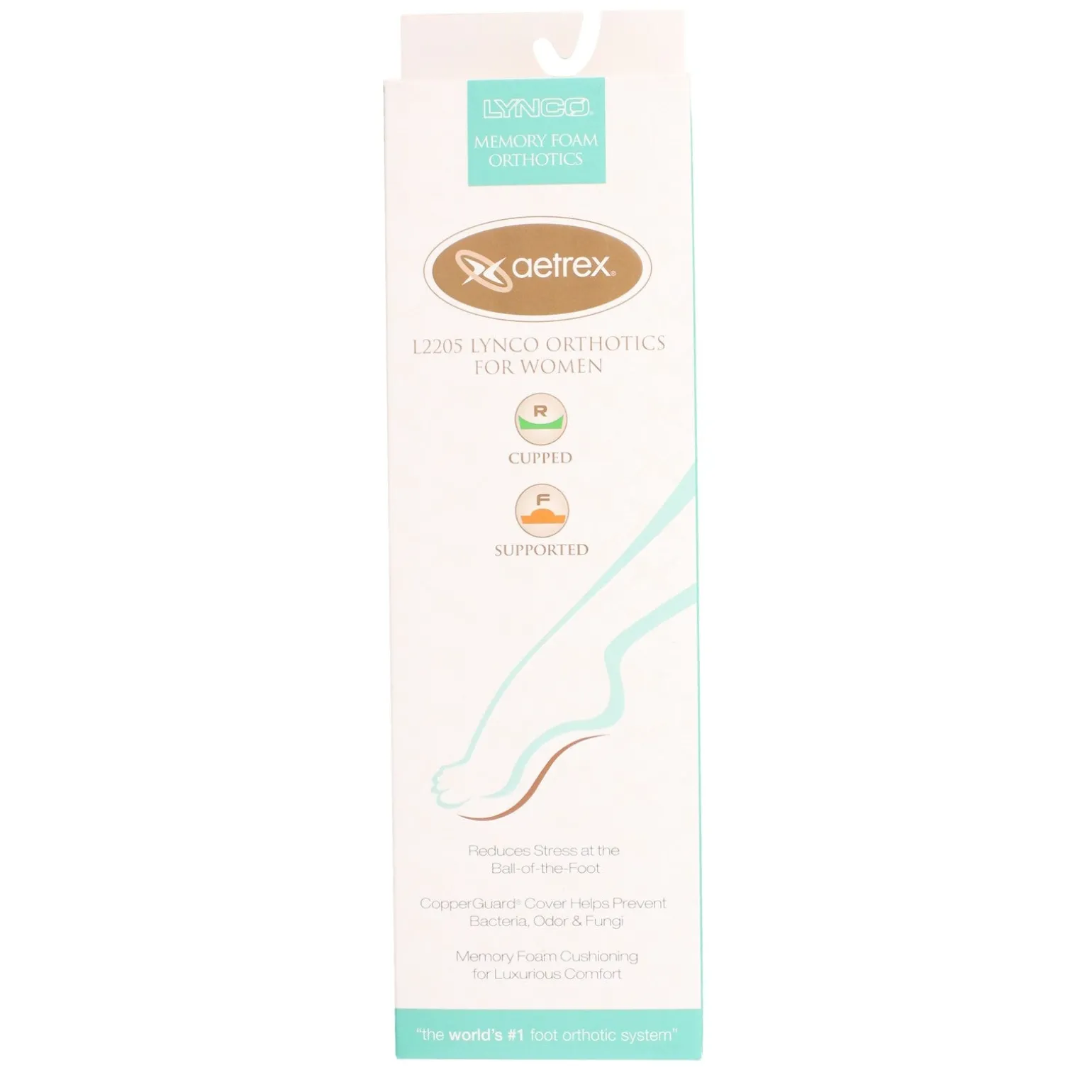 Women's Lynco by Aetrex, Memory Foam Ortho Cup/Support