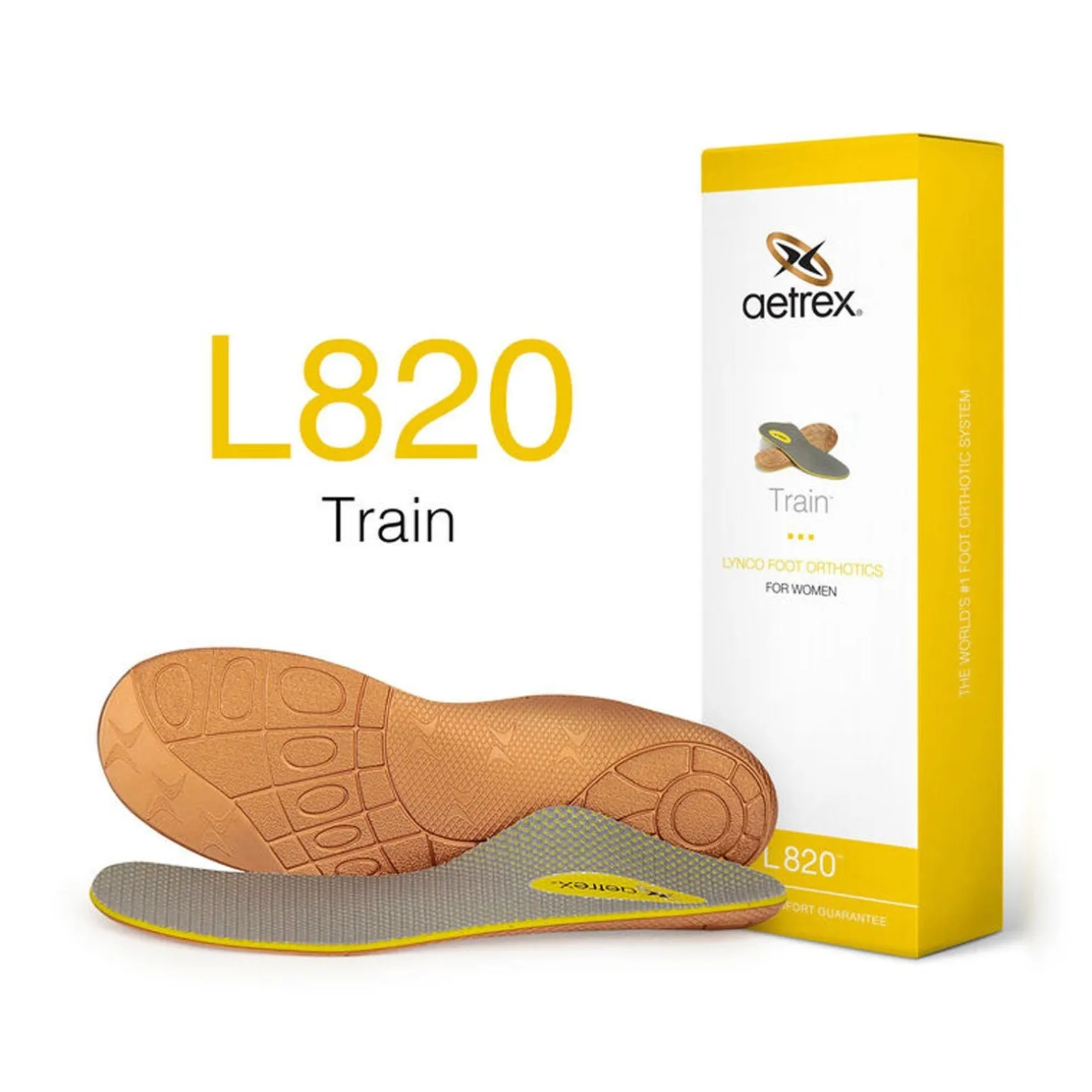 Women's Lynco by Aetrex, Train Posted Orthotics